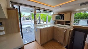 interior, Aquila 44, power catamaran for sale
