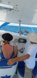 helm, FP 42 Venezia, catamaran for sale