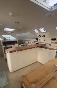 salon, Voyage 430 Norseman, catamaran for sale