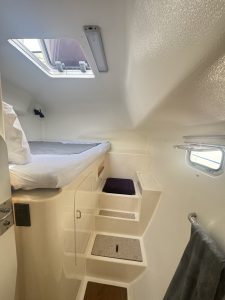 bed, Voyage 430 Norseman, catamaran for sale