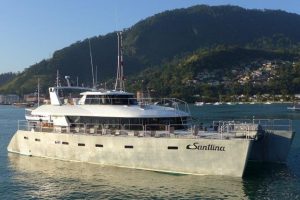 exterior, Custom, power catamaran for sale