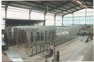 boatyard, Custom, power catamaran for sale