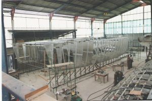 boatyard, Custom, power catamaran for sale