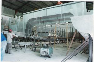 boatyard, Custom, power catamaran for sale