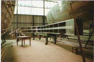 boatyard, Custom, power catamaran for sale
