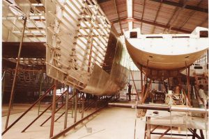 boatyard, Custom, power catamaran for sale