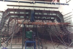 boatyard, Custom, power catamaran for sale