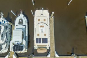 exterior, Maine Cat P-47, power catamaran for sale