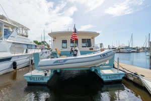 exterior, Maine Cat P-47, power catamaran for sale