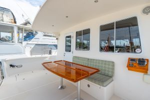 cockpit, Maine Cat P-47, power catamaran for sale