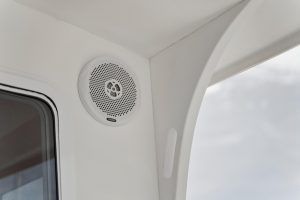 interior, Maine Cat P-47, power catamaran for sale