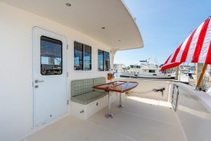 cockpit, Maine Cat P-47, power catamaran for sale