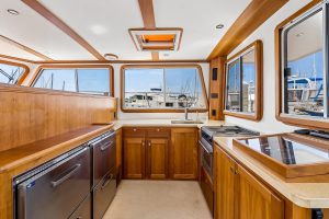 interior, Maine Cat P-47, power catamaran for sale