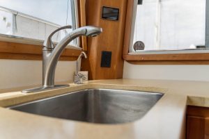 interior, Maine Cat P-47, power catamaran for sale