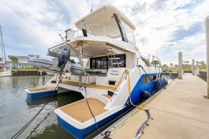 deck, Leopard 43 PowerCat, power catamaran for sale