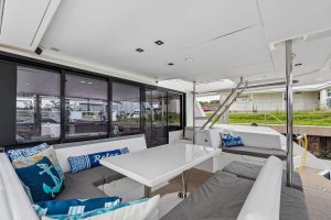 cockpit, Leopard 43 PowerCat, power catamaran for sale