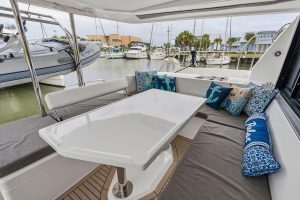 cockpit, Leopard 43 PowerCat, power catamaran for sale