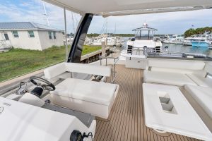 cockpit, Leopard 43 PowerCat, power catamaran for sale