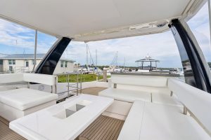 cockpit, Leopard 43 PowerCat, power catamaran for sale