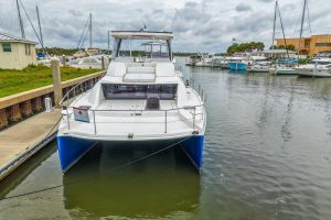 exterior, Leopard 43 PowerCat, power catamaran for sale