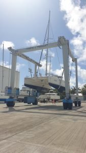 boatyard, FP 43 Belize, catamaran for sale