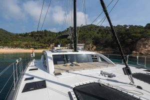 deck, Privilege 580 Signature, catamaran for sale