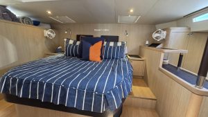 bed, Aquila 44, power catamaran for sale