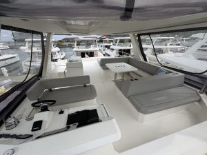 cockpit, Leopard 53 PowerCat, power catamaran for sale