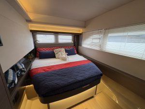 bed, Leopard 53 PowerCat, power catamaran for sale