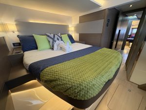 bed, Leopard 53 PowerCat, power catamaran for sale