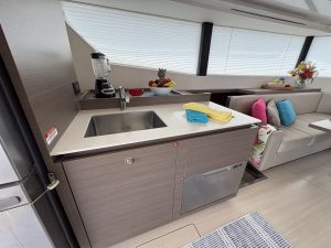 interior, Leopard 53 PowerCat, power catamaran for sale
