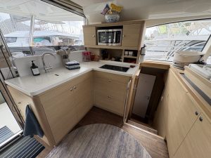 interior, Aquila 44, power catamaran for sale