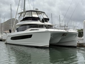 exterior, Aquila 44, power catamaran for sale