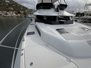 deck, Aquila 44, power catamaran for sale