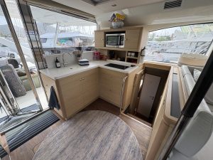 interior, Aquila 44, power catamaran for sale