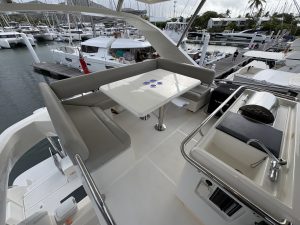 cockpit, Aquila 44, power catamaran for sale
