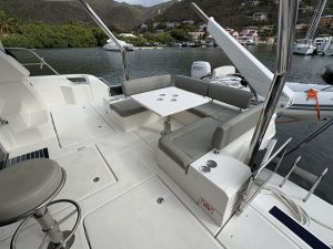 cockpit, Aquila 44, power catamaran for sale
