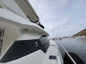 deck, Aquila 44, power catamaran for sale