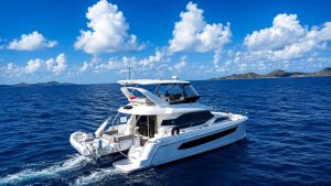 exterior, Aquila 44, power catamaran for sale