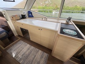 interior, Aquila 44, power catamaran for sale