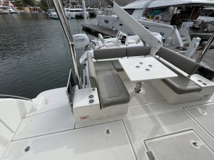 cockpit, Aquila 44, power catamaran for sale