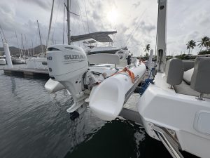 deck, Aquila 44, power catamaran for sale