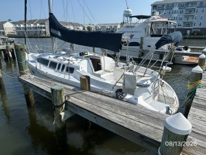 exterior, Hunter, sailboat for sale
