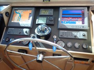 navigation station, Florida Bay Coaster 50 Pilothouse, trawler for sale