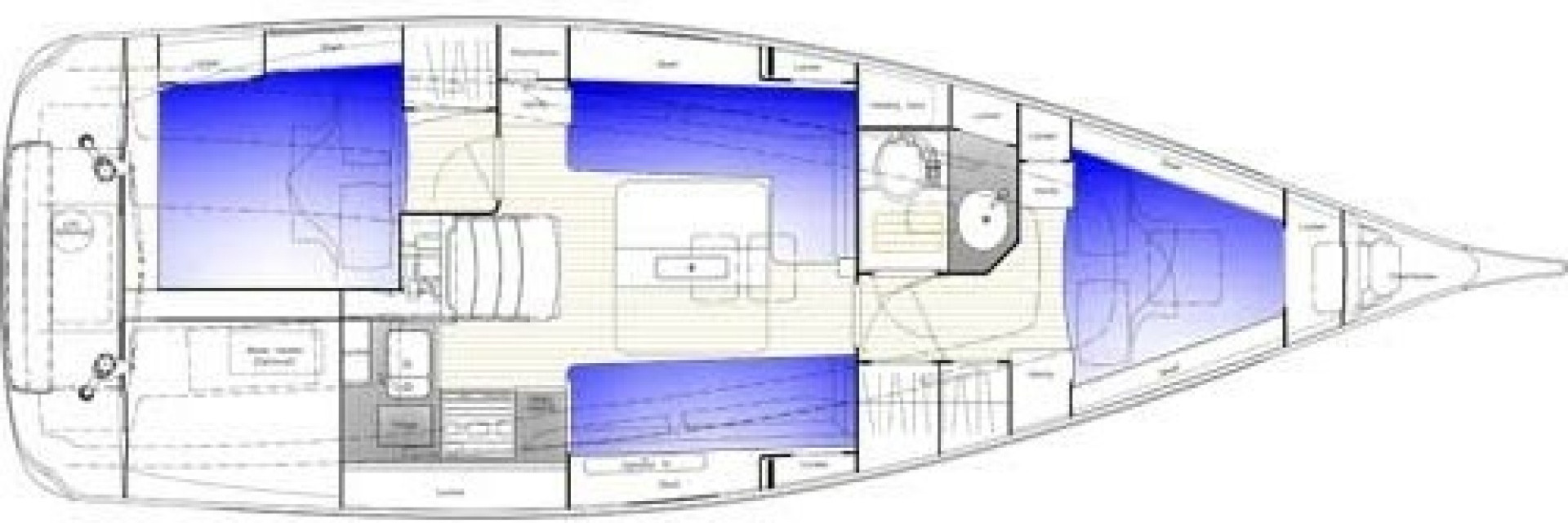 diagram, Hallberg Rassy, sailboat for sale