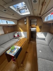 bed, Hallberg Rassy, sailboat for sale
