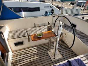 helm, Wauquiez 43 Amphitrite, sailboat for sale