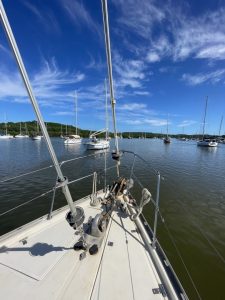 deck, Corbin 39 Mark I, sailboat for sale
