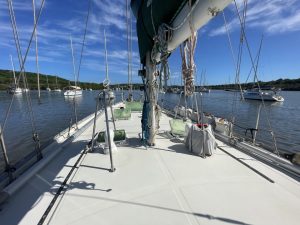 deck, Corbin 39 Mark I, sailboat for sale
