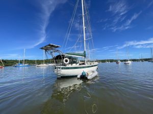 exterior, Corbin 39 Mark I, sailboat for sale